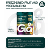 FREEZE-DRIED FRUIT AND VEGGIE BLEND EIDIBLE INSECT PROTEIN IMMUNITY FORMULA