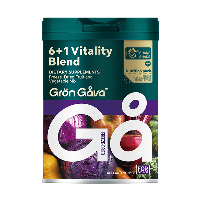 FREEZE-DRIED FRUIT AND VEGGIE BLEND PROBIOTIC GUT & DIGESTIVE HEALTH FORMULA